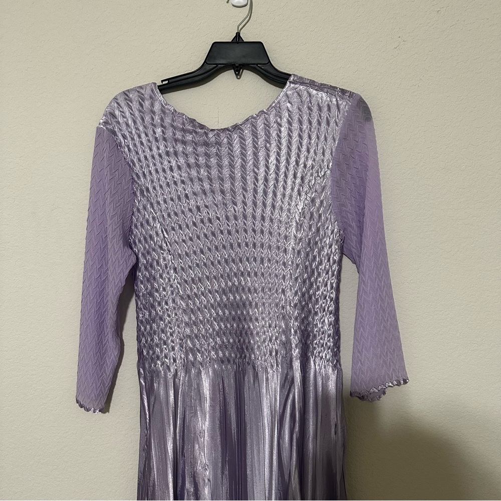 NWT KOMAROV V-Neck Three-Quarter Sleeve A-Line Midi Dress - Picture 11 of 12